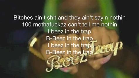 beez in the trap song lyrics|NICKI MINAJ FEAT. 2 CHAINZ .